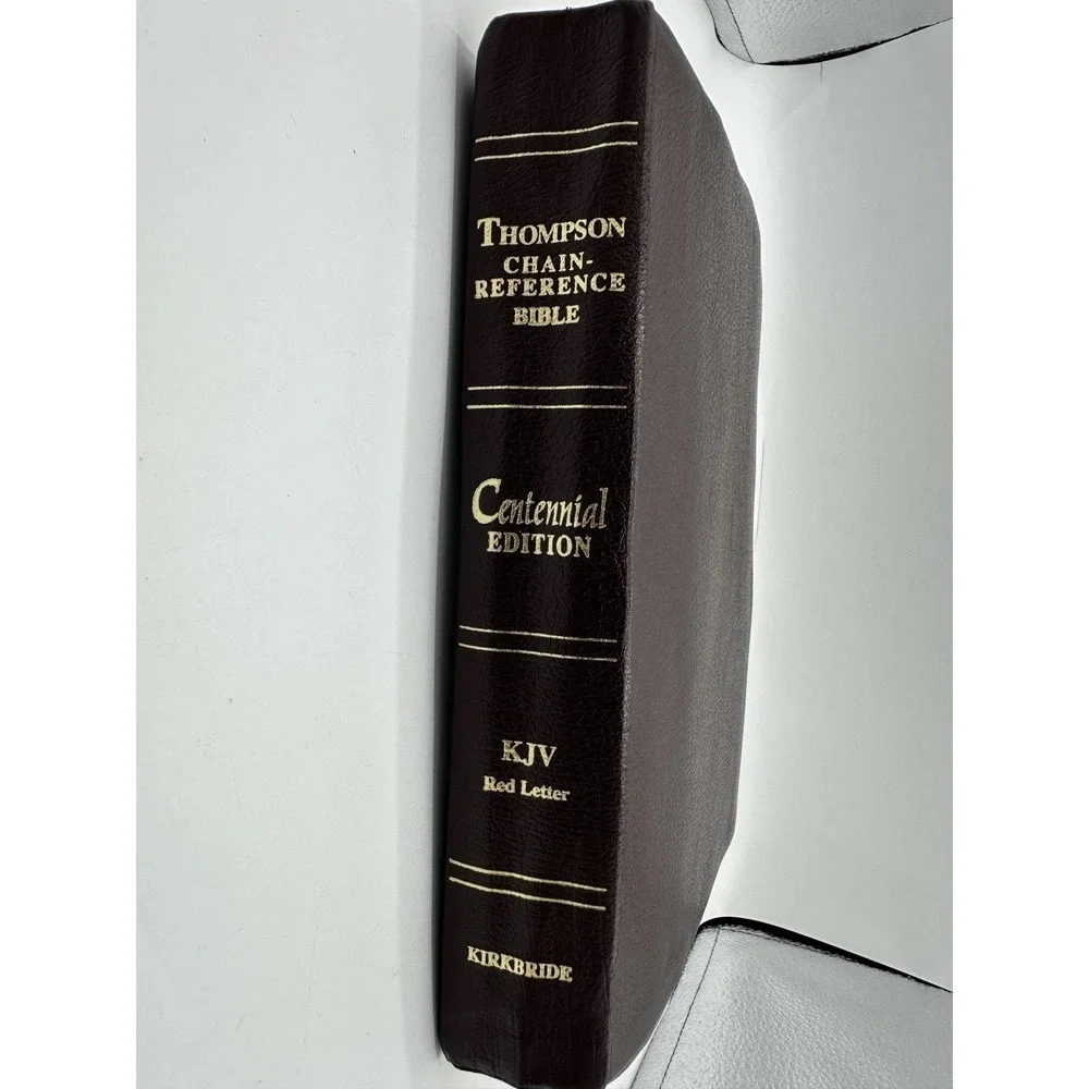 KJV Thompson Chain Reference Bible Special Centennial Red Letter Kirkbride